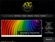 Tablet Screenshot of abcserigrafia.com